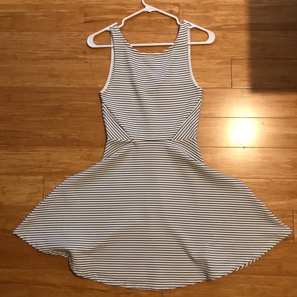 Striped B&W dress
